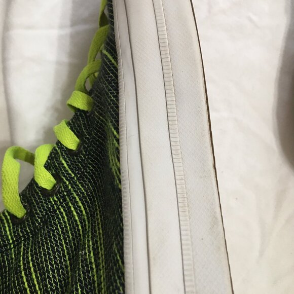 Converse Chuck Taylor 2 Neon Green and Black High Top Sneakers - Picture 11 of 11